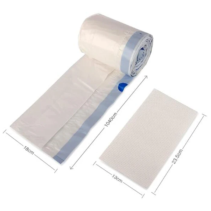 Japan Quality Potty Liner Commode Liner Bedpan Plastic Bag With Drawstring Buy Drawstring