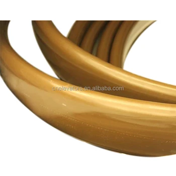 Gold Finish Escalator Handrail Belt Durable Stylish & Corrosion-Resistant