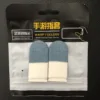 2 ชิ้น-เส้นใยเงิน-สีฟ้าอ่อน + ขาว