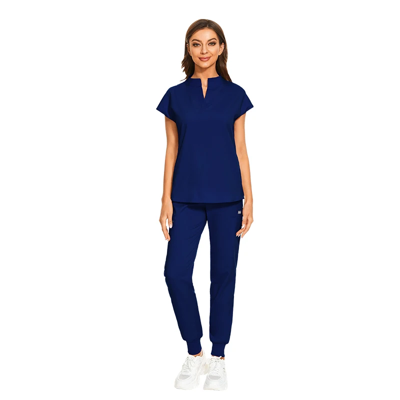Hot Sell Scrub Suits Stretch Breathable Women Sets Jogger Nursing