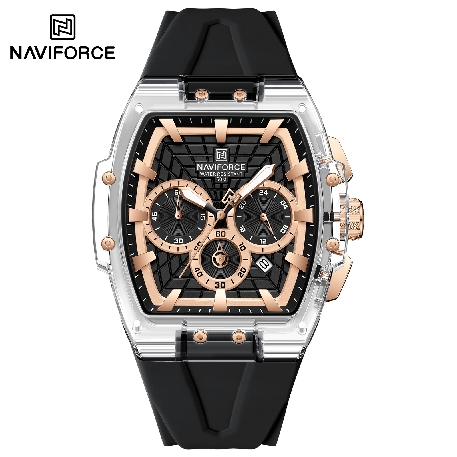 NAVIFORCE 6113 Men's Chronograph Watch, Waterproof
