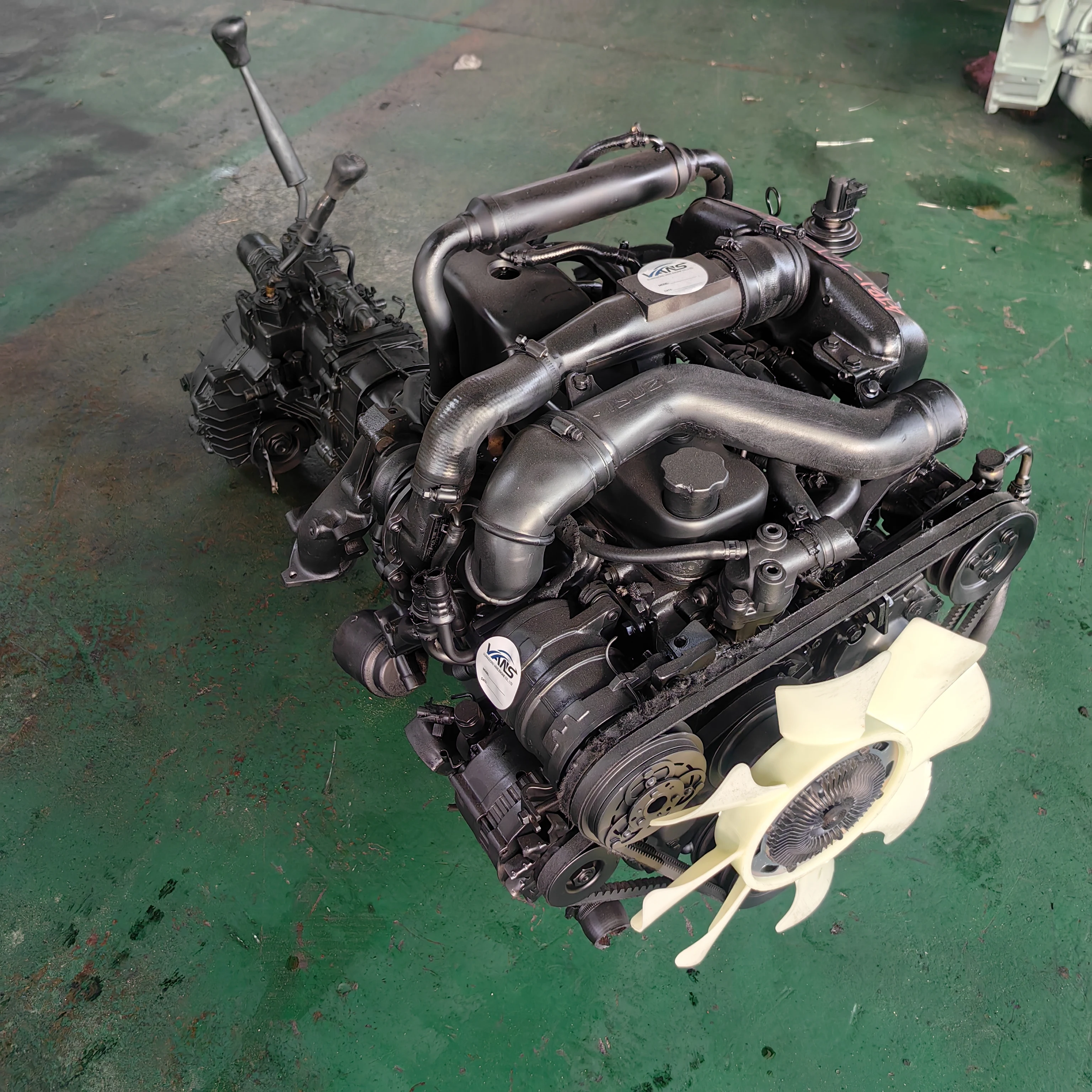 Used Isuzu 4JB1 Diesel Engine Assembly - Reliable Performance