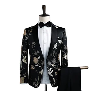 New Design Man Boys Blazer Slim Business Suits