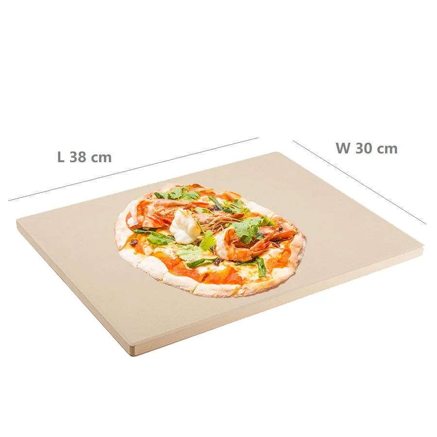 Large Pizza Cordierite Rectangle Stone For Oven And Grill Thermal Shock