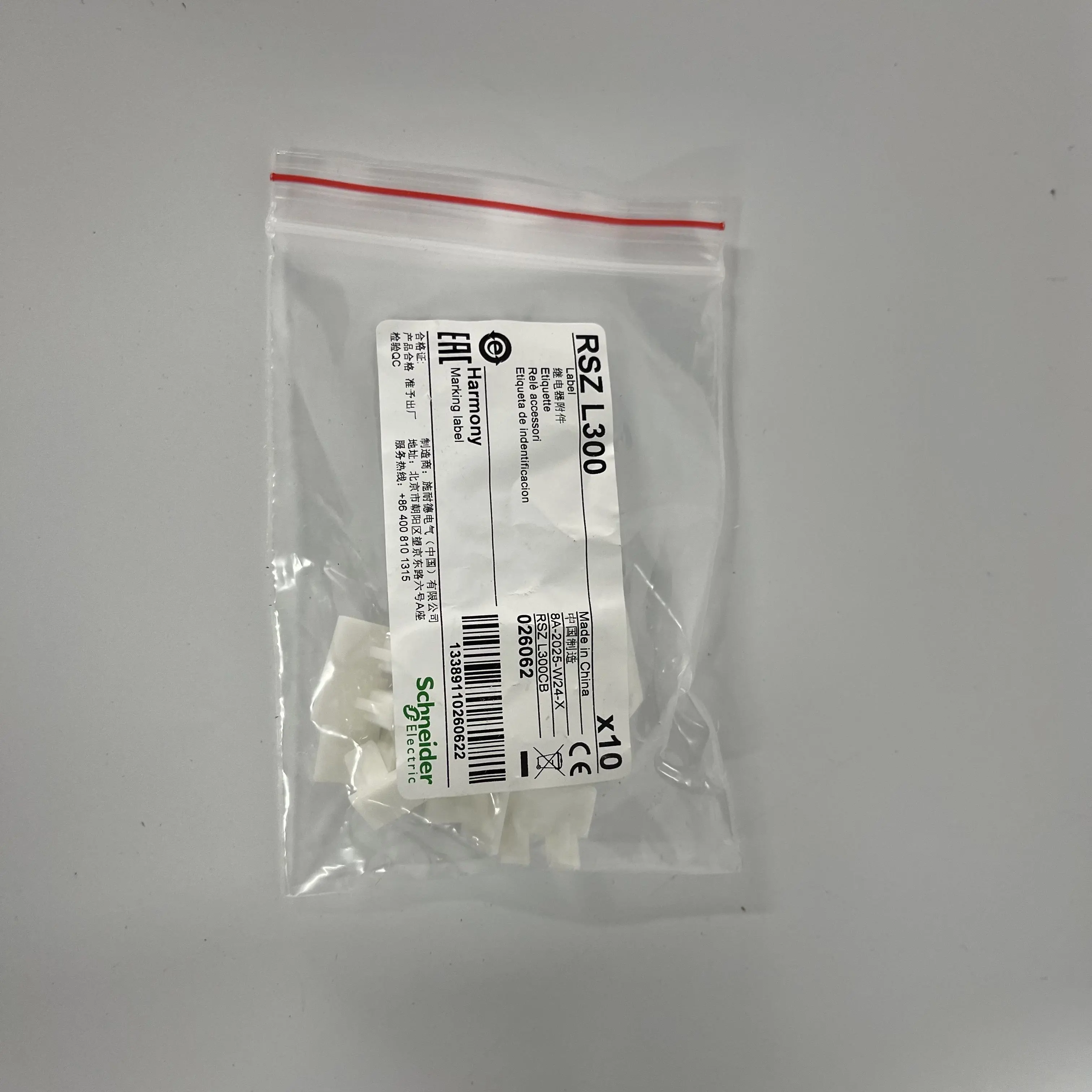 Schneider Relay Marker Label RSZL300 Schneider Relay Marker Label RSZL300