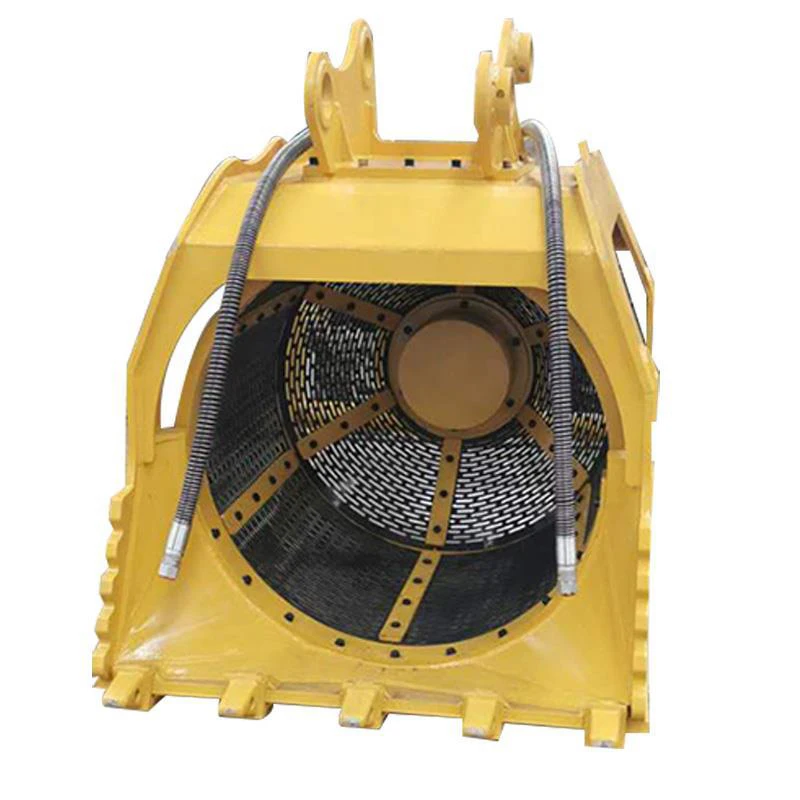 New Excavator Rotation Screening Bucket Digger Rotary Screening Excavator Riddle Bucket Shaker Bucket