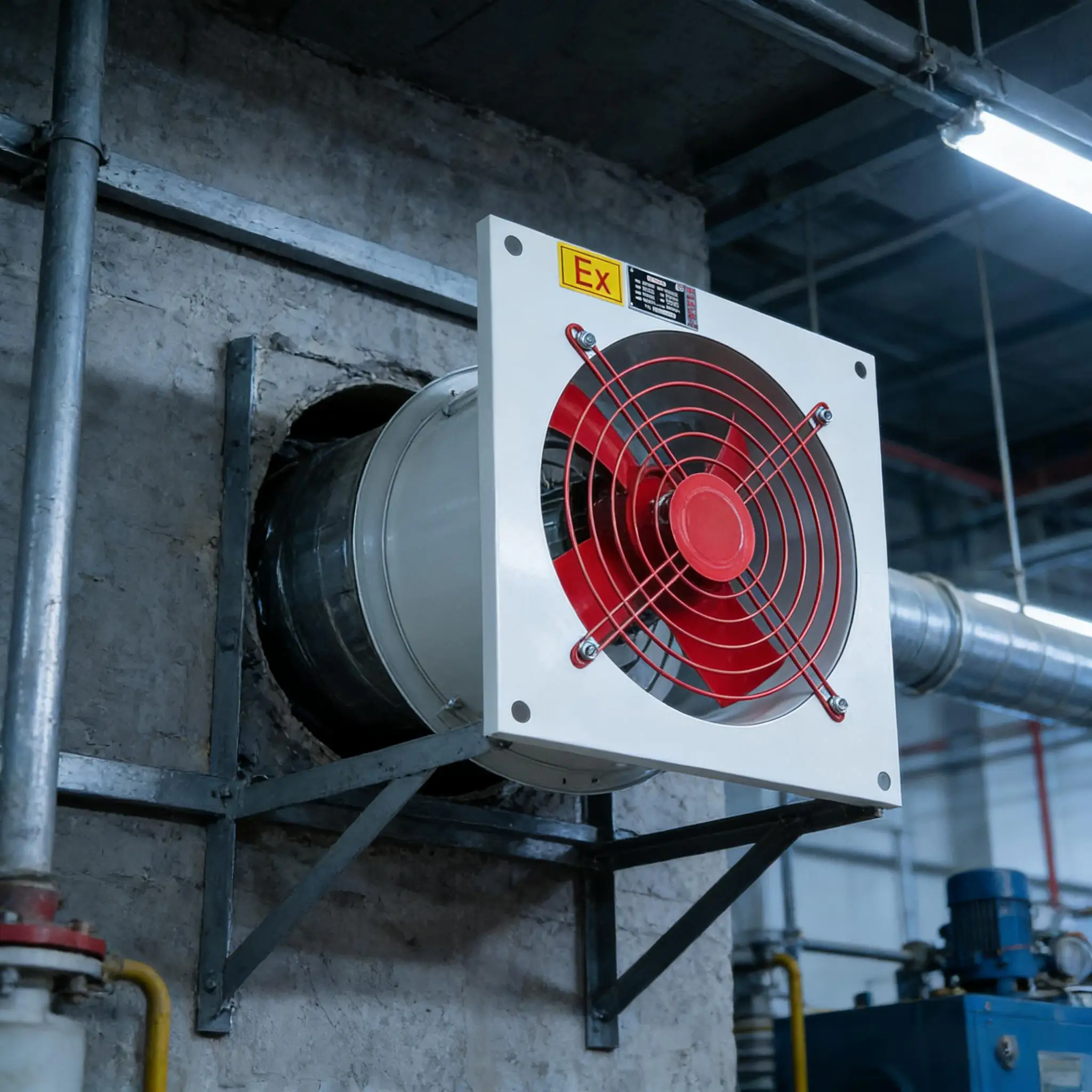 Axial Flow Exhaust Fan, Explosion-proof, 380V, Stainless - detail 6