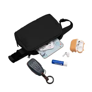 Wholesale New Trends Waterproof Waist Pack Crossbody Bags Beige Custom White Fanny Pack Crossbody