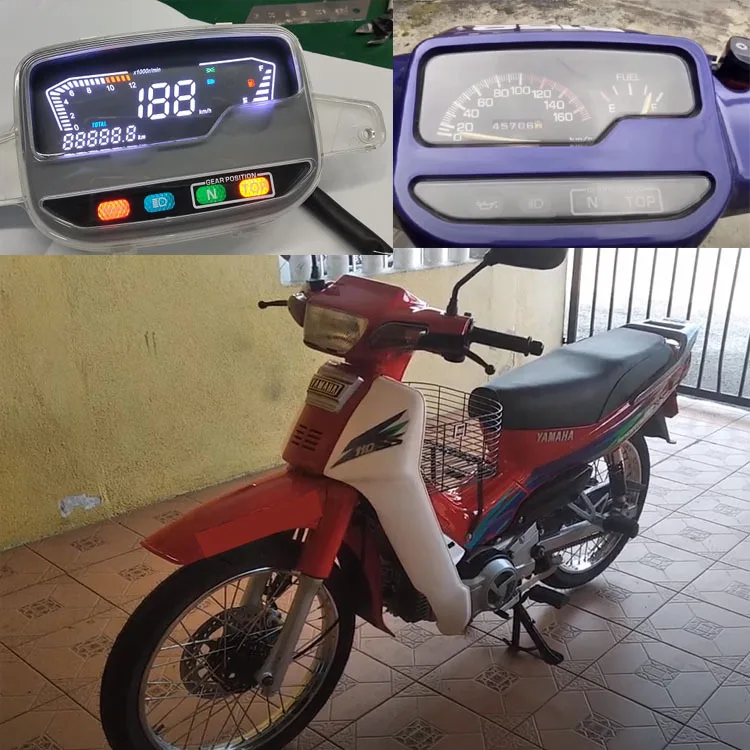 Аксессуары для мотоциклов, спидометр Storm 110 SS2 Electronic Y110SS, цифровой автомобильный инструмент в сборе