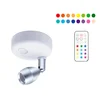 1 lampe + 1 télécommande, blanc