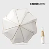 Colored glitter petal heart-shape handle-off-white