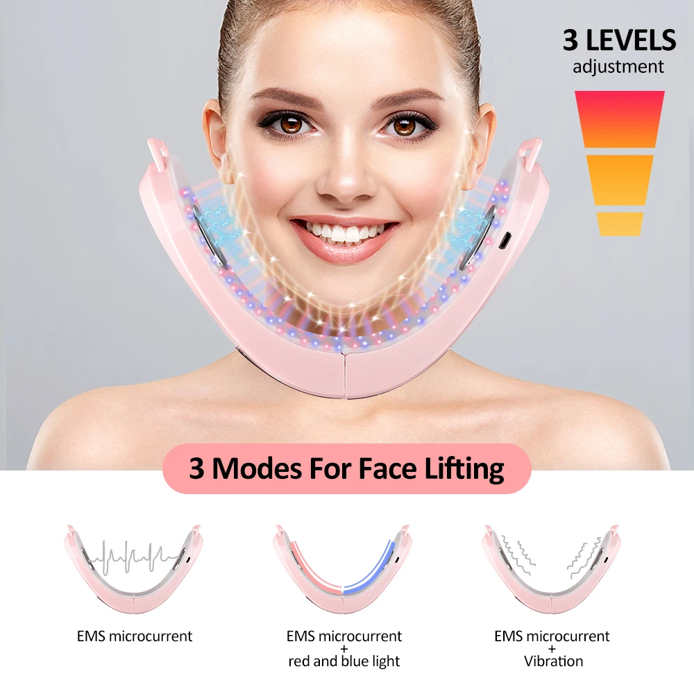 FourRolling Vフェイスリフティングデバイス フェイスリフトアンチエイジングVフェイススリミング