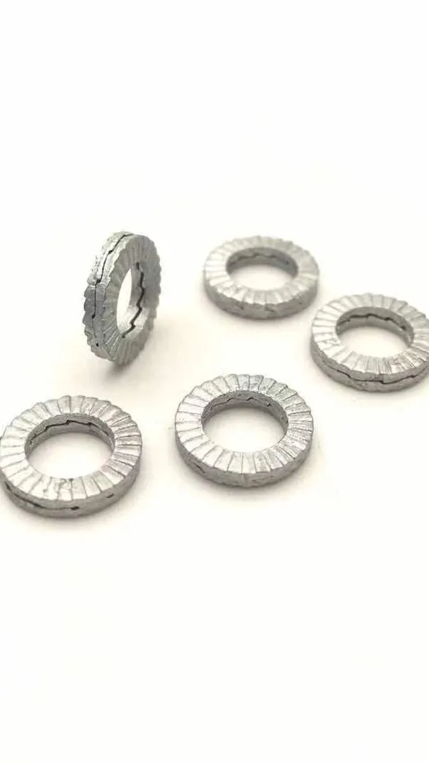 Din 25201 Steel Dacromet Double Fold Self Lock Wedge Lock Washer