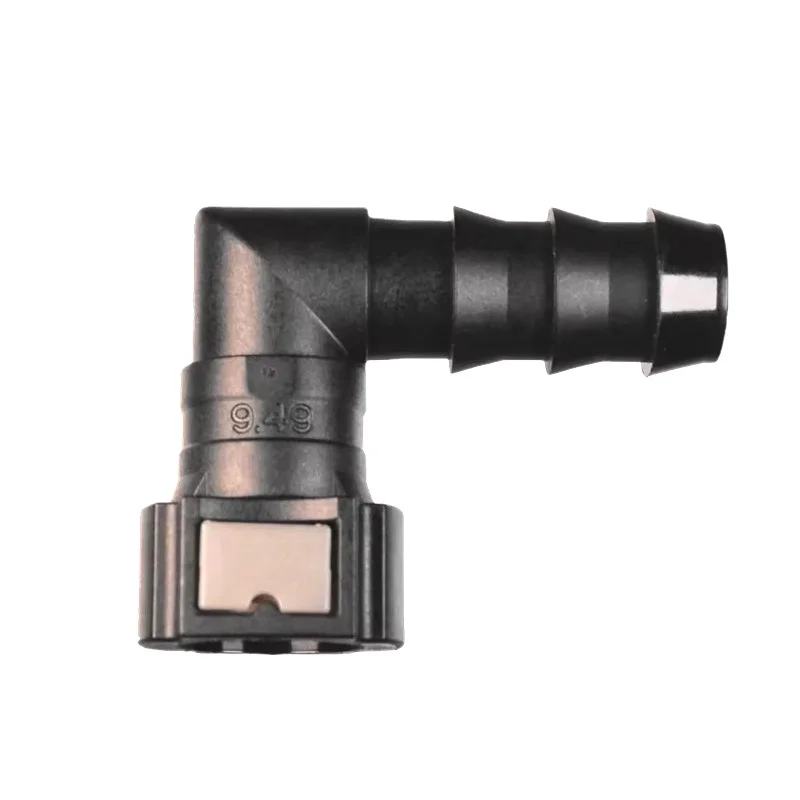 Codo De 90° Para Línea De Combustible SAE 5/8 (15.82mm) Con Conexión Rápida – Desconexión De Manguera, Sin Marca