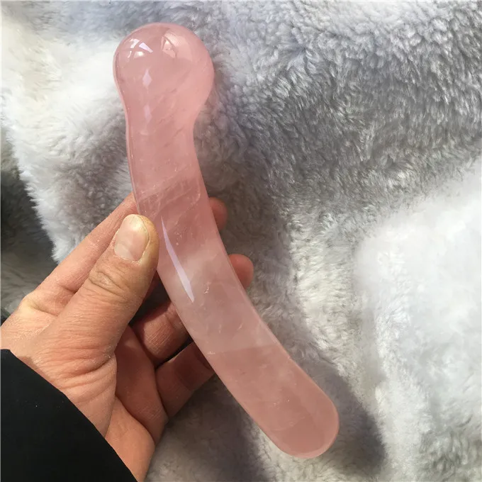 Natural Rose Quartz Wand Massage Crystal Wand for Wholesale