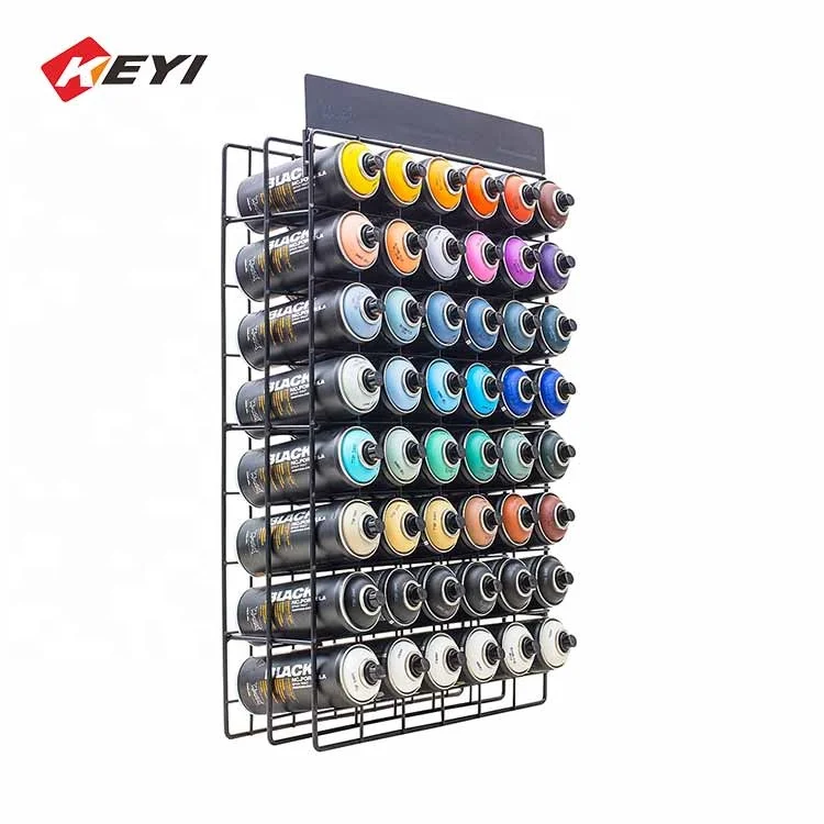 Custom Black Iron Wire Spray Paint Cans Display Rack Buy Retail Store