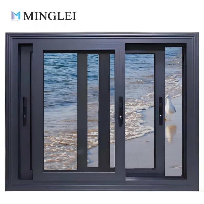 Customized Glass Windows NFRC AS2047 Certification Aluminum Window Thermal Break Aluminum Sliding Window Modern Design for Home