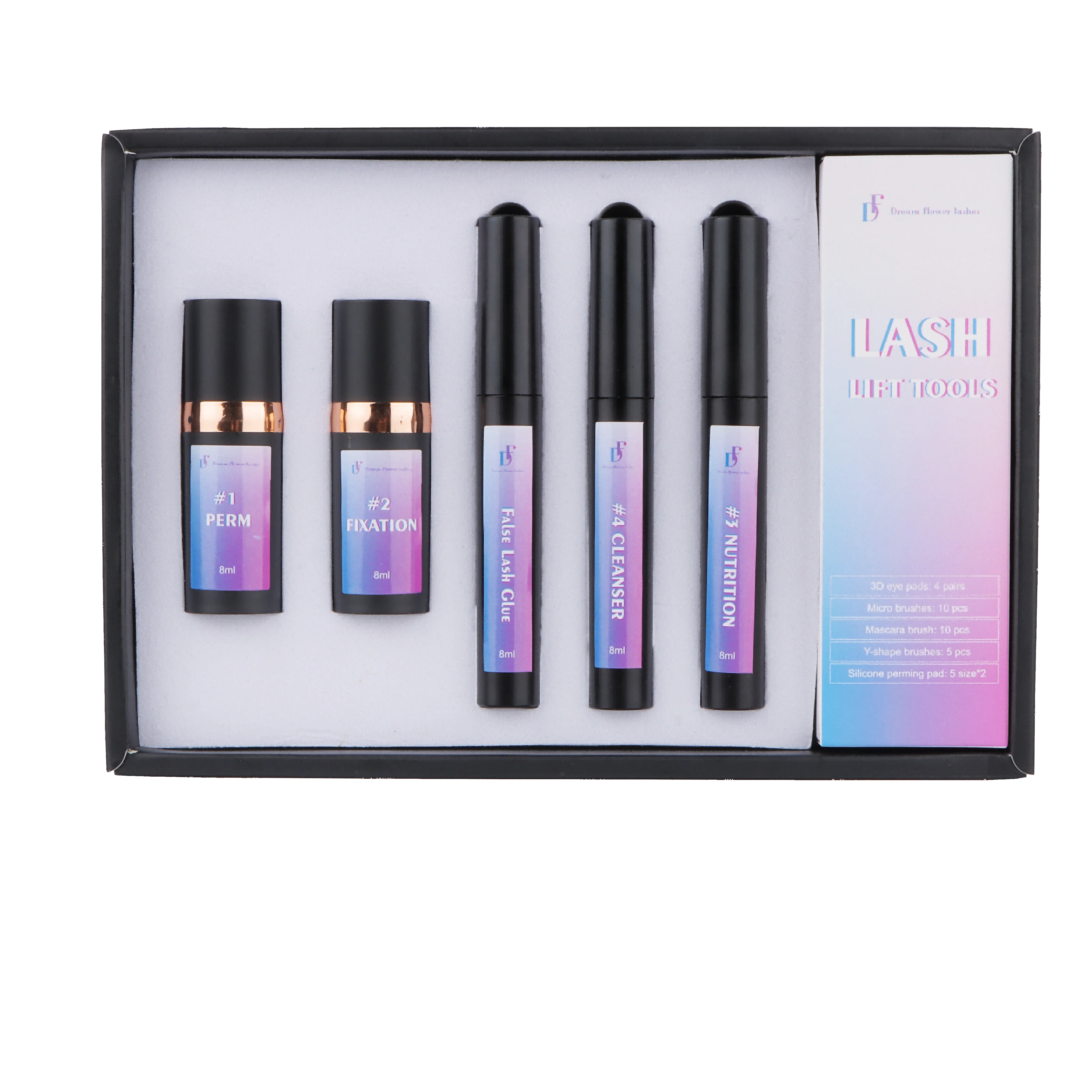 Набор для наращивания ресниц набор завивки с индивидуальным логотипом фирменная торговая марка популярный производитель DOM