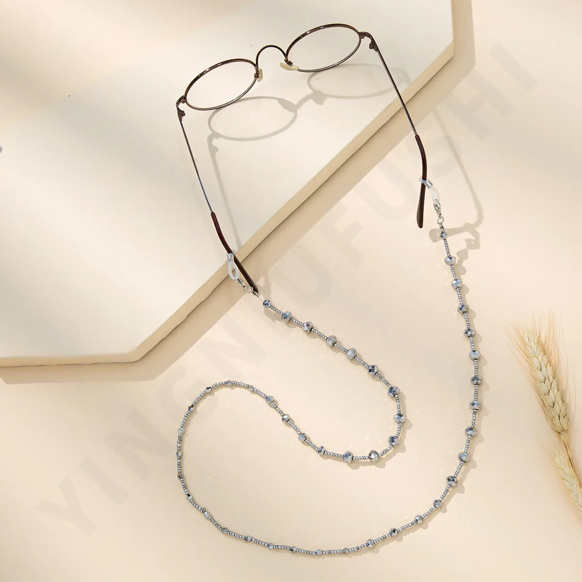 2021 Новое поступление, цепочка для очков из бисера, модные простые однотонные бусы ручной работы, солнцезащитные стеклянные цепочки для женщин и мужчин