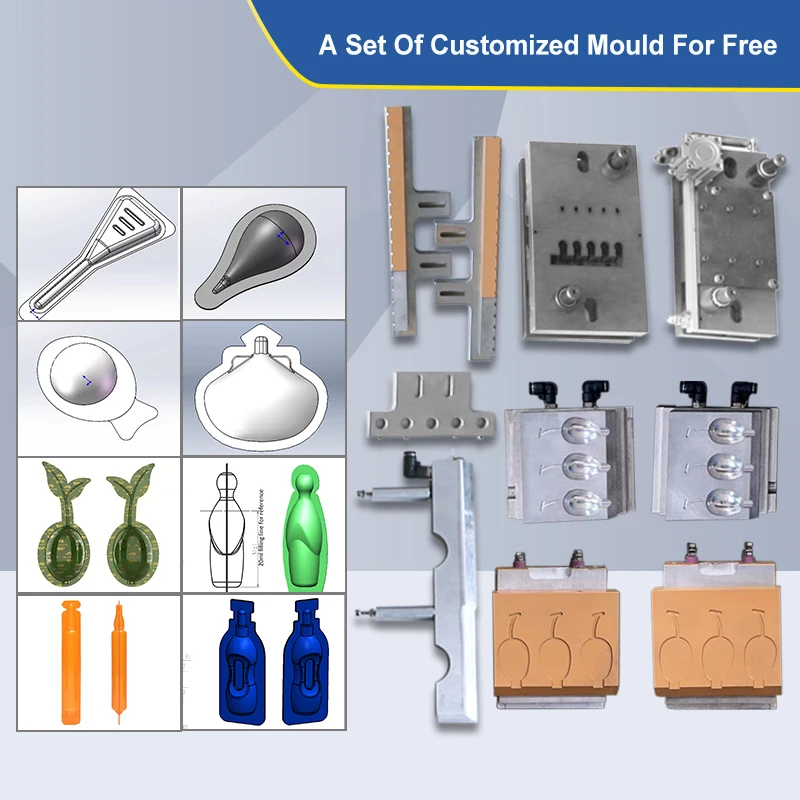 GGS-118 P2 небольшой монодоза пластиковой ампулы выдувная машина наполнения и запечатывания фармацевтическая устная жидкость пластиковой ампулы BFS машина