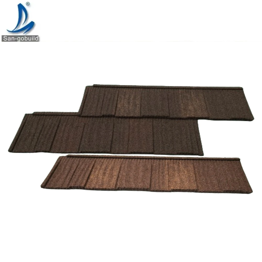 Hidden Fastener 1320*370mm Shake Pro Type Alu-zinc Roofing Sheets Price Roofing Tile Bond Stone Coated Metal Steel Roofing