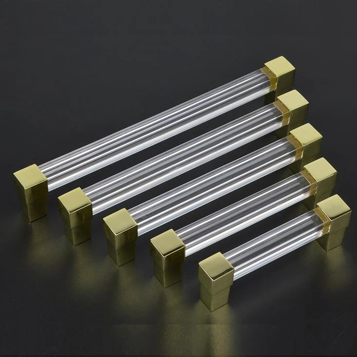 Latest Design Acrylic Cabinet Kitchen Pull Drawer Handles Decorative Drawer Handles for Furniture
