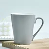 Matte light gray large V cup