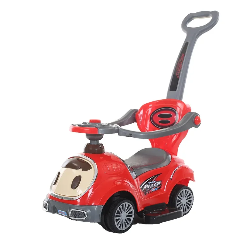 Cheap Swingchildren's Four-Wheeled Trolley Baby Ride on Toy