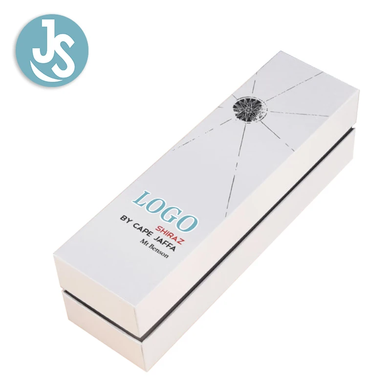 Customized Paper Box for Wine for Champagne Whiskey with Custom Logo Embellished Base Lid Box for Vino Energy Drinks Soda