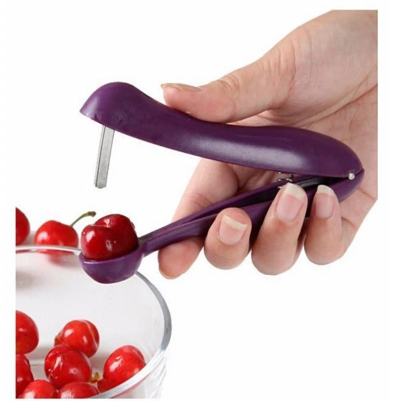 New Cherry Pitter Plastic Fruits Tools Fast Remove Cherry Core Seed Remover Enucleate Keep Complete Kitchen Gadgets Accessories Buy Cherry Wood Desk Accessories Purple Kitchen Accessories Unique Kitchen Accessories Product On Alibaba Com