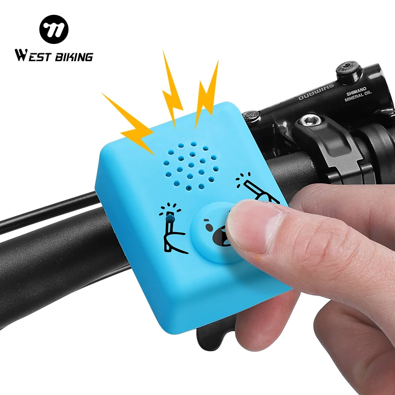 WEST BIKING Recording Bicycle Electric Bell - 120DB