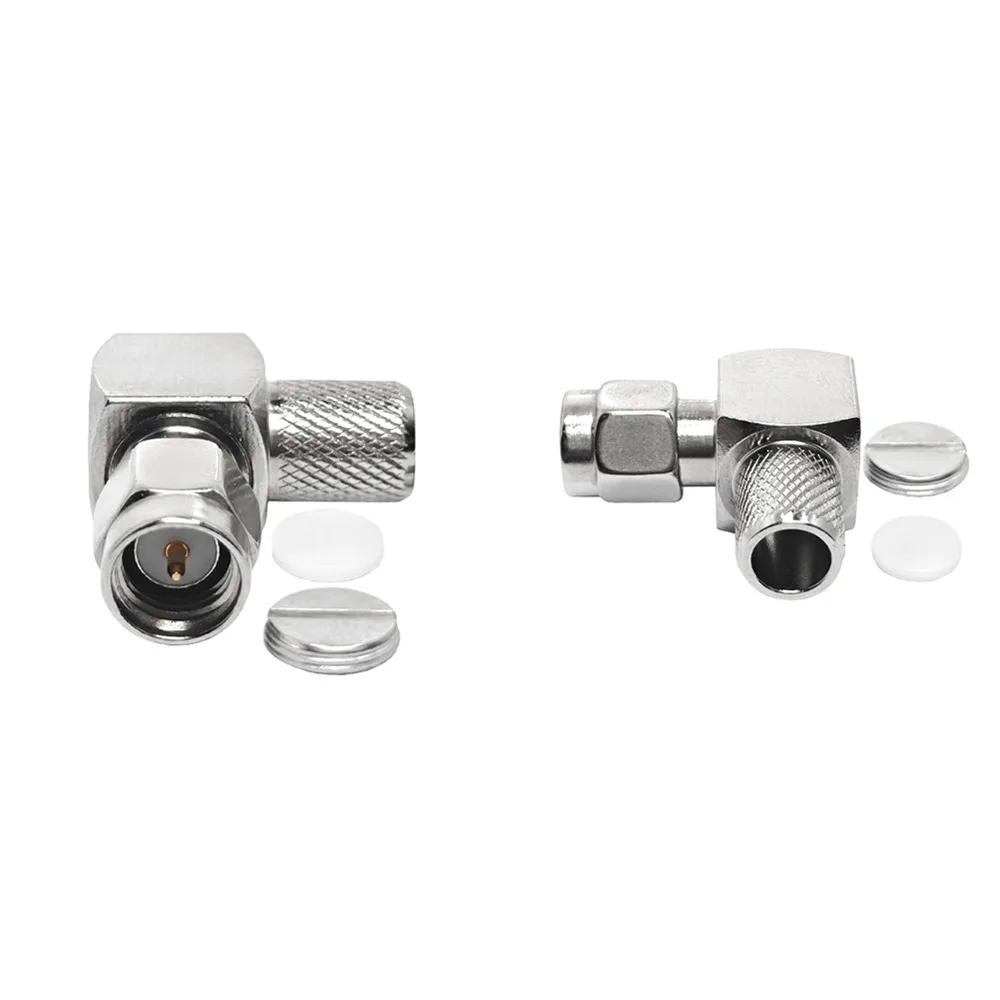 RF Coaxial Connectors Converter Connector SMA Male Plug  RF Connector Crimp for LMR300 5DFB Cable