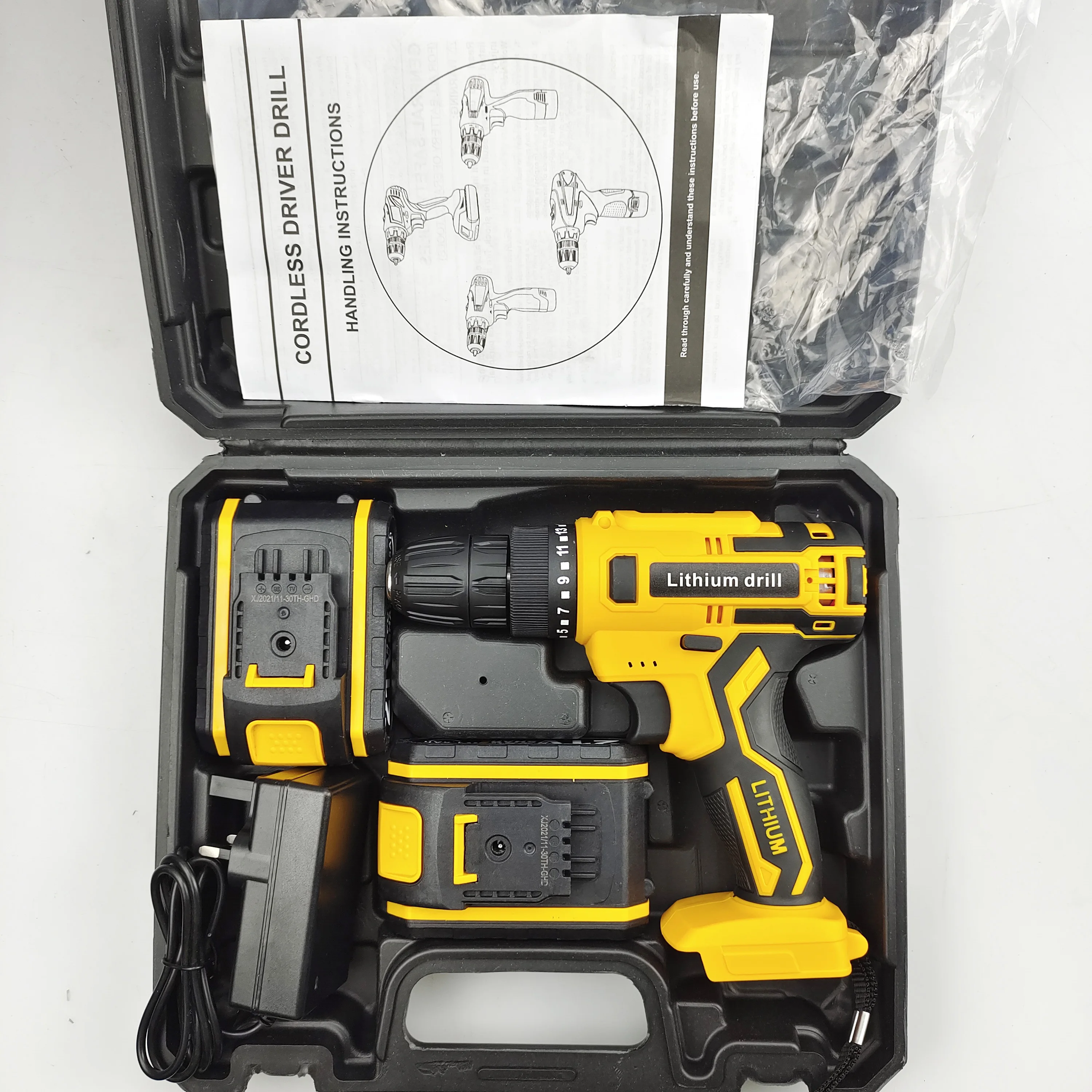 21 вольт Беспроводная Дрель мощность молоток сверла заряжаемый сверлильный станок