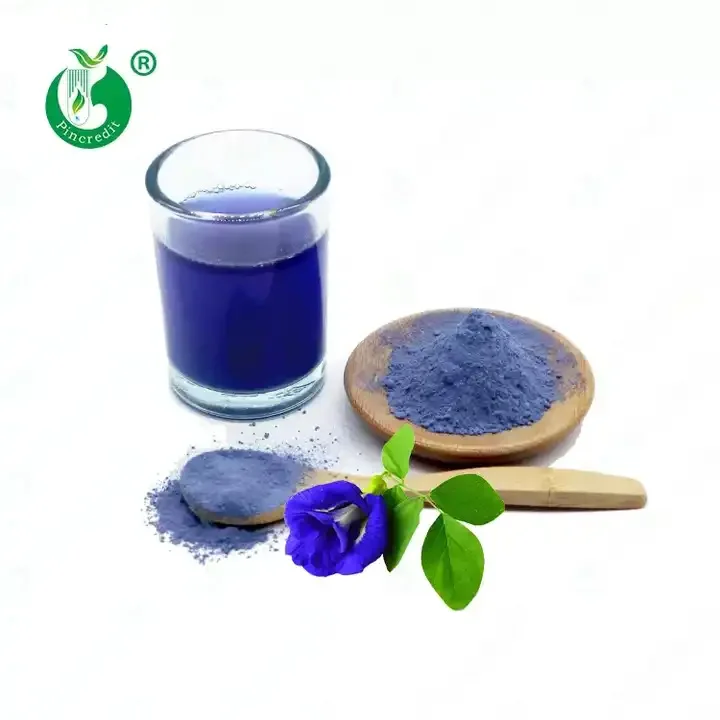 Насыпью 450, пищевой порошок из сетчатого органического синего маття, бабочки, гороха