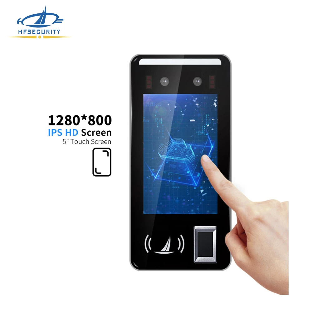 HFSecurity FR05 Biometric 5 inch Android 11 Wiegand Facial Recognition ...