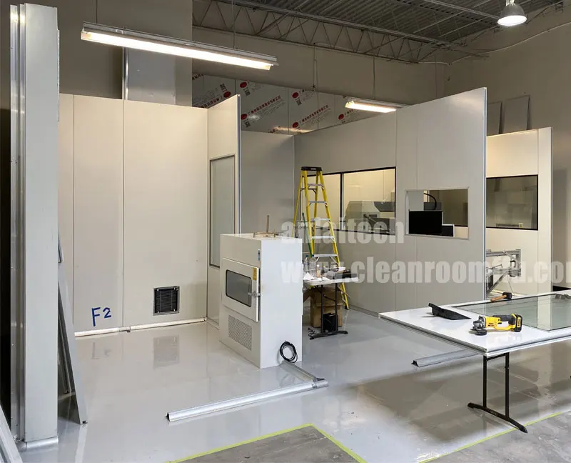 50 square meters Modular Clean room with Gowning room
