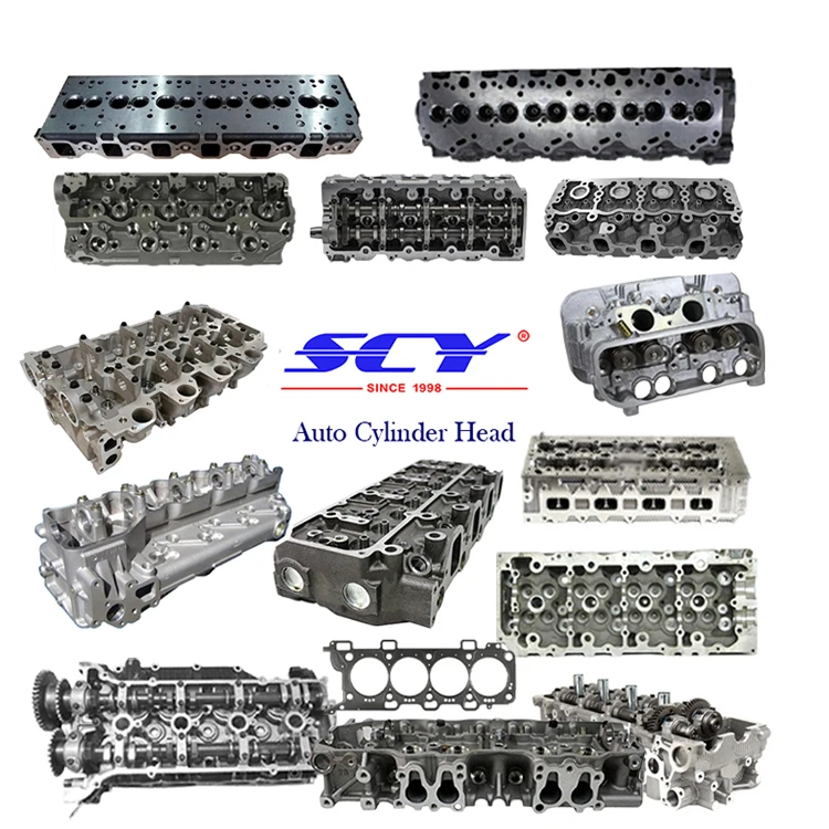 Car Engine Cylinder Head With Gasket For Hyundai Toyota Honda Isuzu