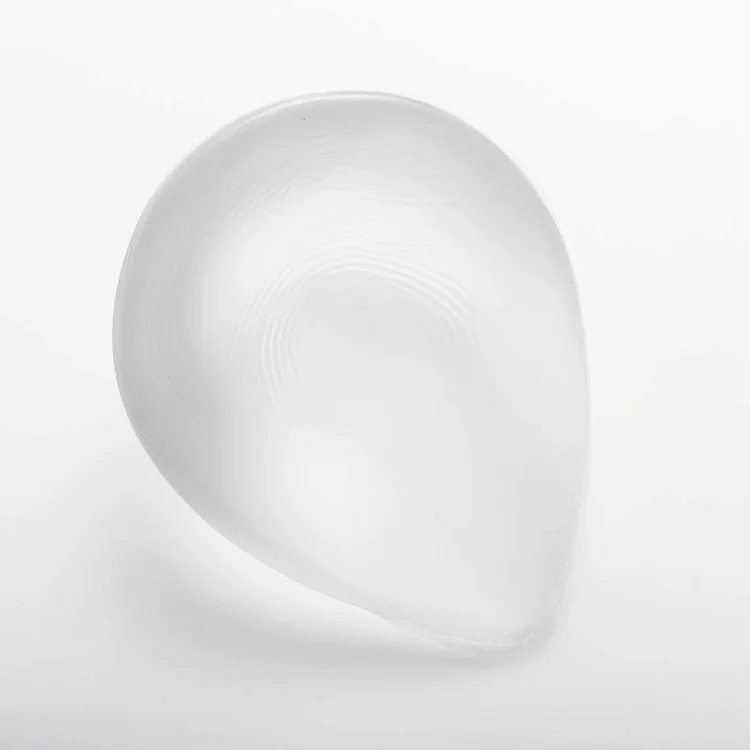 Teardrop Shape Transparent Silicone Artificial Breast for Mastectomy