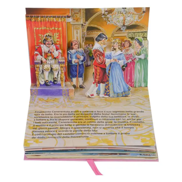 Customized 360 degree expansion book for infants baby enlightenment education cognitive story books for kids book story printing factory