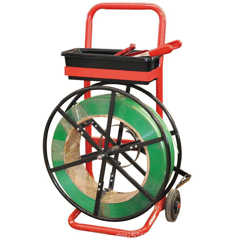 Manual Composite Strapping Dispenser Pp Surface Packing Wheels Manual