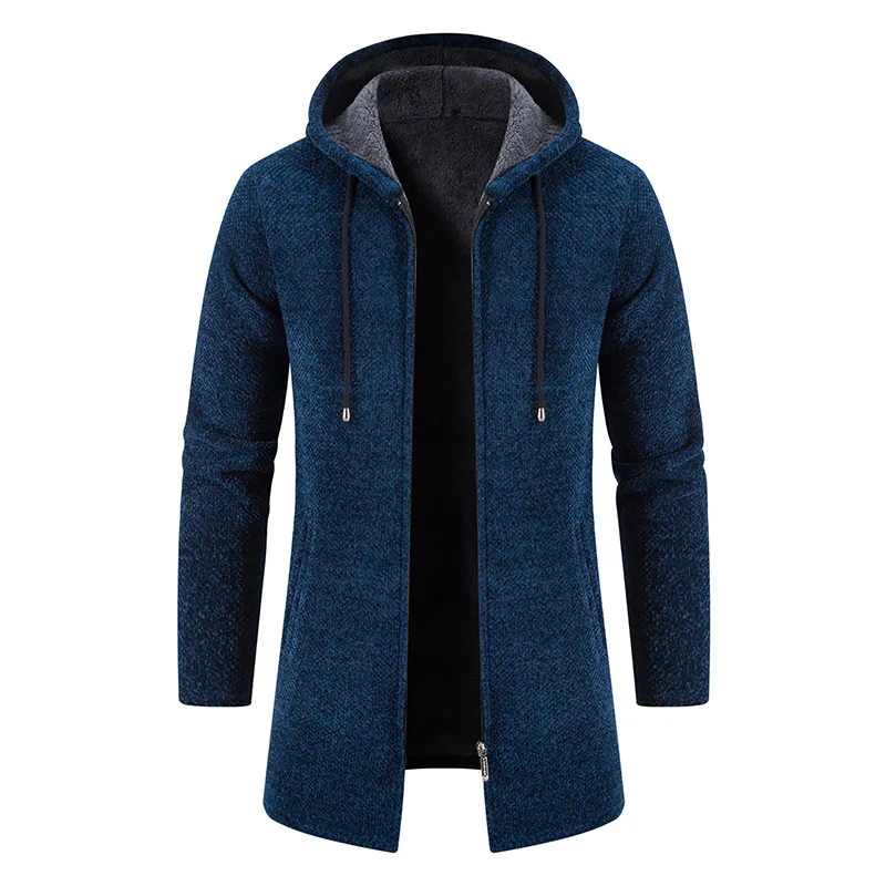 Hot Selg Long Sleeve Wholesale Warm Jacket Coat Windbreaker warm jacket for men Plus Size collar cardigan sweater_voghion.com