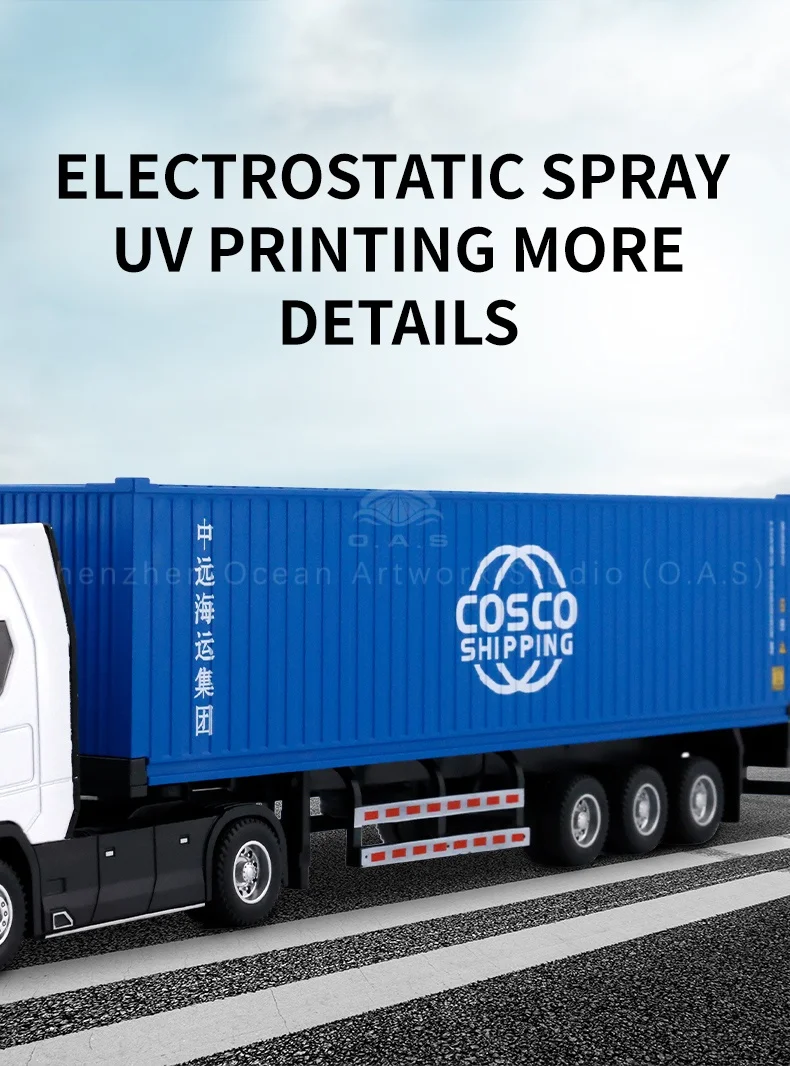 loas container model factory shipping gift customized 150 sx alloy material truck toy scale model-10