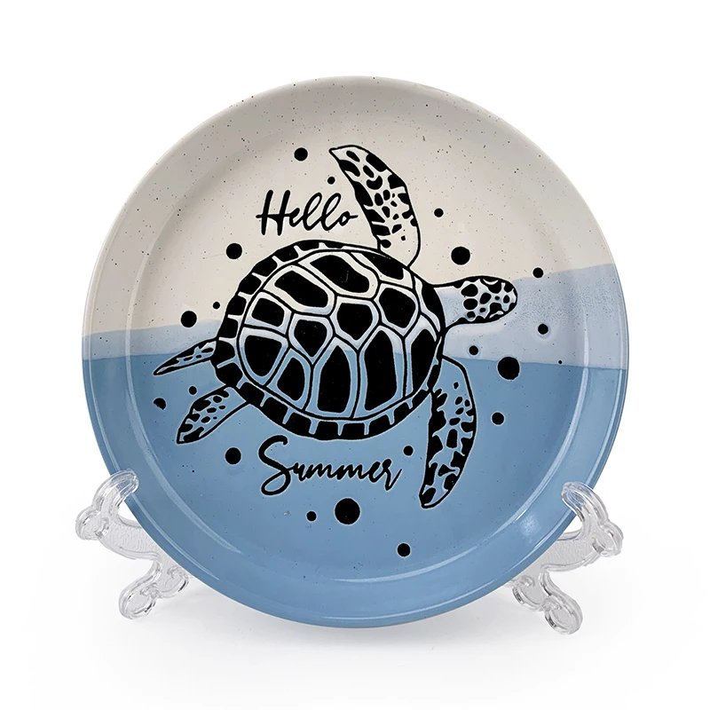 Microwavesafe Customizable Nordic Bone China Plate New Model