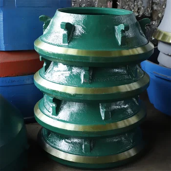Cone Crusher Accessories Spare Parts Concave and Mantle High Manganese Crushing Wall