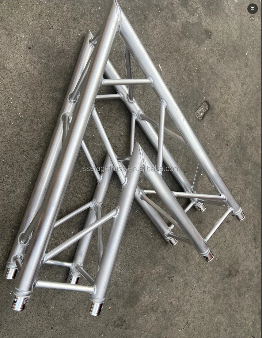 product 290mm aluminum spigot truss 2 way 60 corner truss for concert lighting and sound truss display connection accessories-7