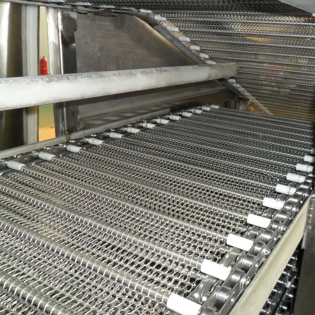 Stainless Steel 316 Wire Net with Durable Chain of Instant Noodle Steam Machine for Food Conveyor 4