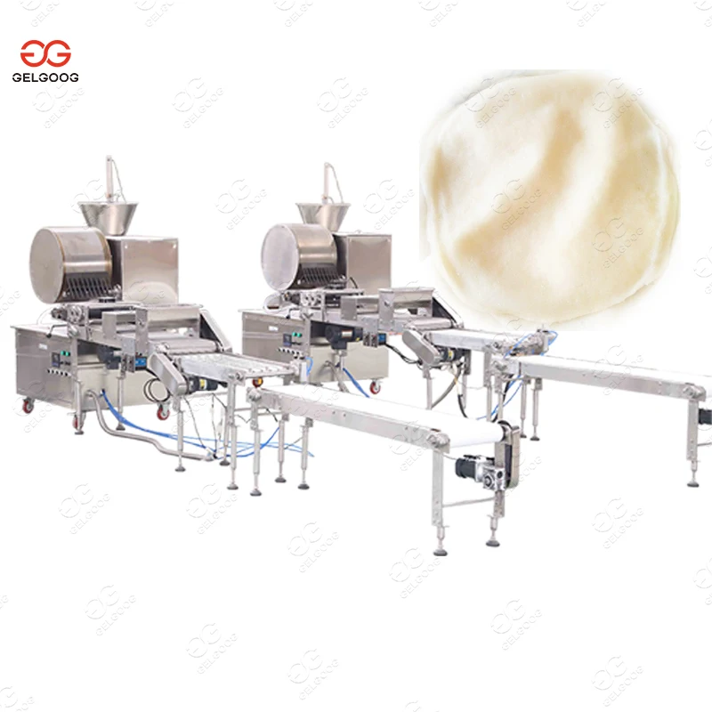 GELGOOG Maker Spring Roll Skin Injera Pastry Sheet Making Machine