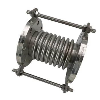 Ss Flange Connection Corrugated Compensator Sleeve Type Pipeline Metal Bellows Thermal Expansion