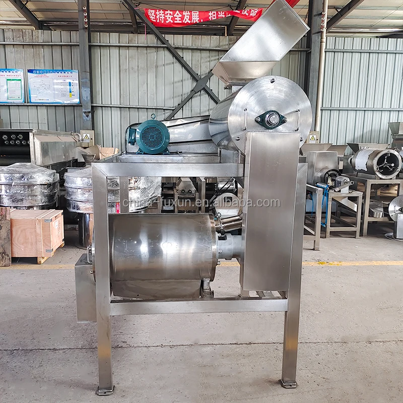 liquid evaporator mango fruit pulping machine spiral fruit juicer