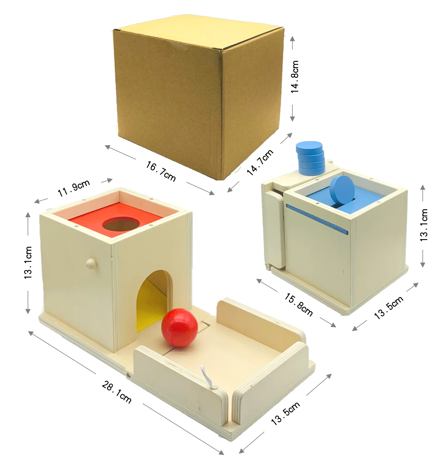 2023 новый сенсорный Шелковый материал Монтессори, коробка для салфеток в форме сортировочной игры, деревянная игрушка Монтессори для малышей